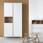 Armoire 2 portes loft white