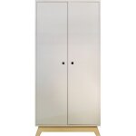 Armoire 2 portes madavin avec pieds en bouleau (coloris au choix) Armoire 2 portes madavin avec pieds en bouleau (coloris au choix)