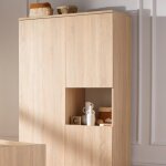 Armoire 3 portes et 1 niche seventies