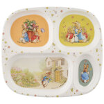 Assiette � compartiments pierre lapin