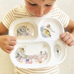 Assiette � compartiments ernest et c�lestine