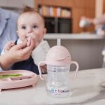 Assiette compartiment�e 2 en 1 blush