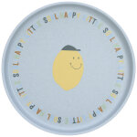 Assiette en polypropyl�ne et cellulose happy fruits citron