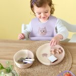 Assiette en silicone tiny team chat