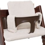 Assise pour chaise haute stokke cloudy rib oatmeal Assise pour chaise haute stokke cloudy rib oatmeal