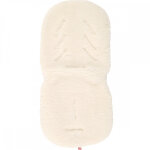 Assise en peau d'agneau blanche