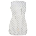 Assise poussette botton fleurs