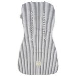 Assise poussette botton rayures