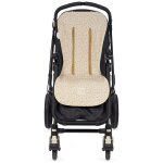 Assise pour poussette coeurs poppy cannelle