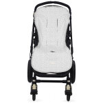 Assise pour poussette little bloom fleurs gris