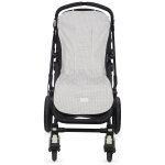 Assise pour poussette little bloom vichy gris