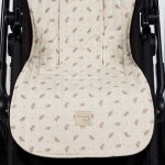 Assise pour poussette mimosa rose
