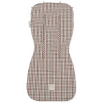 Assise pour poussette pralin� vichy moka