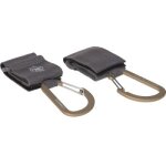 Attaches poussette pour sac  langer avec mousqueton casual anthracite