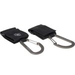 Attaches poussette pour sac  langer avec mousqueton casual noir