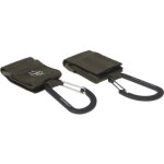 Attaches poussette pour sac  langer avec mousqueton casual olive