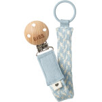 Attache t�tine baby blue - ivory