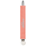 Attache sucette corail (personnalisable)