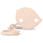 Attache sucette cha�ne birdies rose