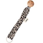 Attache t�tine l�opard beige