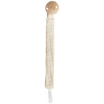 Attache - sucette en gaze de coton mousse de lait