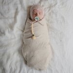 Attache sucette hera pale yellow