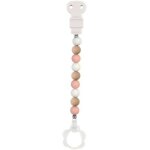 Attache sucette lapidou rose