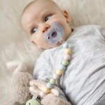 Attache sucette multicolore
