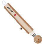 Attache tétine rayures larges (personnalisable) Attache tétine rayures larges (personnalisable)