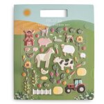 Autocollants rutilisables sticker book farm