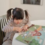 Autocollants r�utilisables sticker book farm