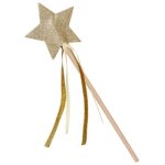 Baguette magique  paillettes dore