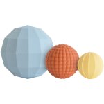 Lot de 3 jouets sensoriels nesting spheres powder blue