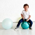 Ballon sauteur paillettes vert
