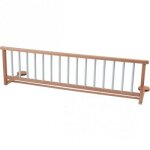 Barrire de lit en bois de htre audrey hybride blanc 127 cm