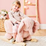 Bascule fanfan l'�l�phant vieux rose