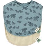 Lot de 2 bavoirs de naissance enchanting elephant
