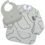 Set de 2 bavoirs gris