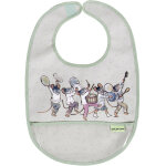 Bavoir plastifi� � velcro ernest et c�lestine