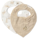 Set de 2 bavoirs bandana baby bunny