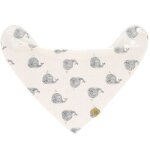 Bavoir bandana en coton bio baleine little water