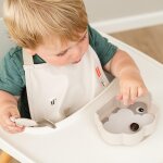 Bavoir �lastique tiny farm sable