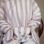 Bavoir manches longues sintra beige