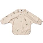 Bavoir � manches merle peach sea shell mix