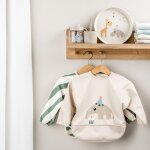 Bavoir � manches avec poche celebration sable