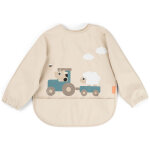 Bavoir � manches avec poche tiny farm sable