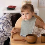 Bavoir maternelle en �ponge vert