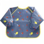 Bavoir plastifié manches longues fruits Bavoir plastifié manches longues fruits