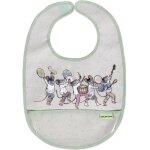 Bavoir plastifi  velcro ernest et clestine