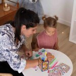 Bavoir premier �ge en �ponge rose